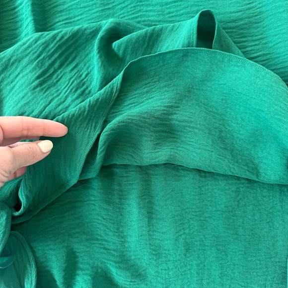 COS Soft Pleat A-line Dress in Green - Picture 11 of 14